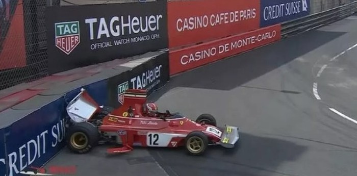 Increíble: mirá cómo estrelló Leclerc la Ferrari de Lauda