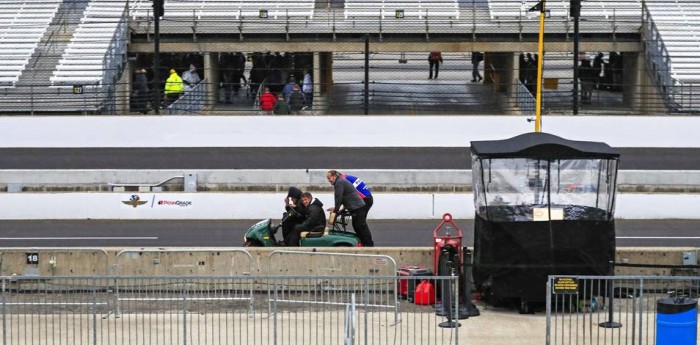 Indy 500: suspendida la jornada por lluvia