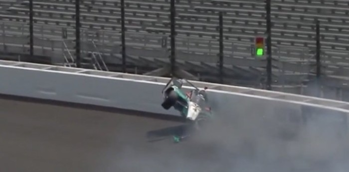 Impactante accidente en la Indy 500