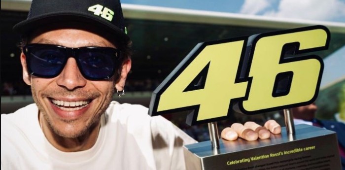 MotoGP retiró el 46 de Valentino Rossi