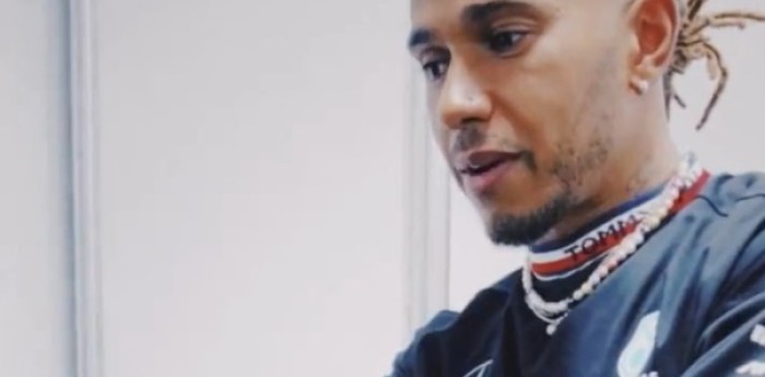 Lewis Hamilton: “Atrapado en un auto que salta, te mantiene nervioso"