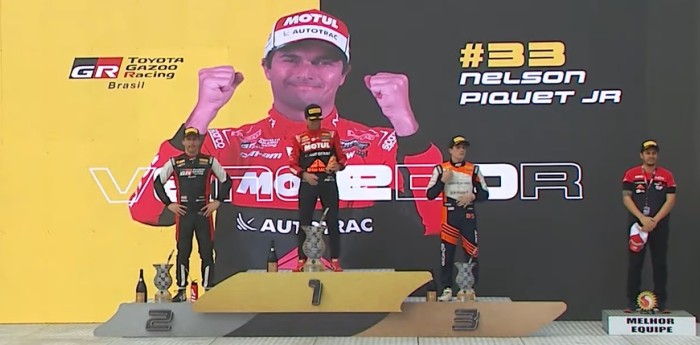 Matías Rossi subió al podio en Velopark