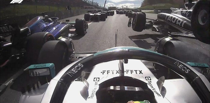 VIDEO: Sprint de F1, el toque de Hamilton y el "vuelo" de Gasly
