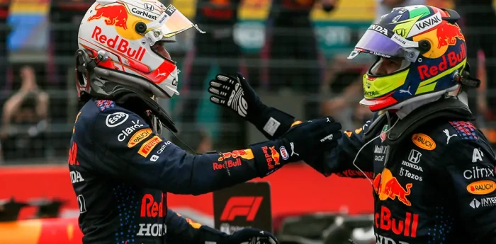 GP de Francia 2021, la primera vez que Verstappen y "Checo" compartieron podio
