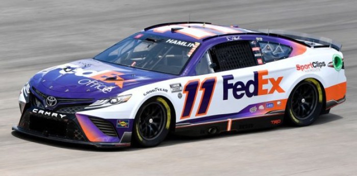 Nascar: Denny Hamlin fue el más rápido en la clasificación para Pocono