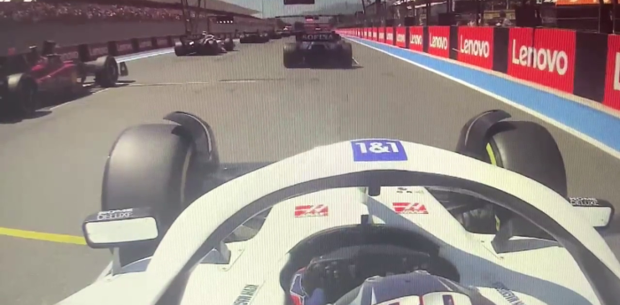 VIDEO: Kevin Magnussen dejó su marca en la largada del GP de Francia
