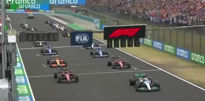 VIDEO: la largada del Gran Premio de Hungría de F1
