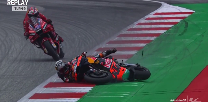 VIDEO: se cayó y casi ocurre una tragedia en MotoGP