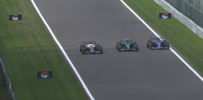 VIDEO: F1: ¡tres a la par! Brillante maniobra en Bélgica