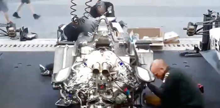 VIDEO: la increíble reconstrucción de un auto de F3 en menos de 12 horas