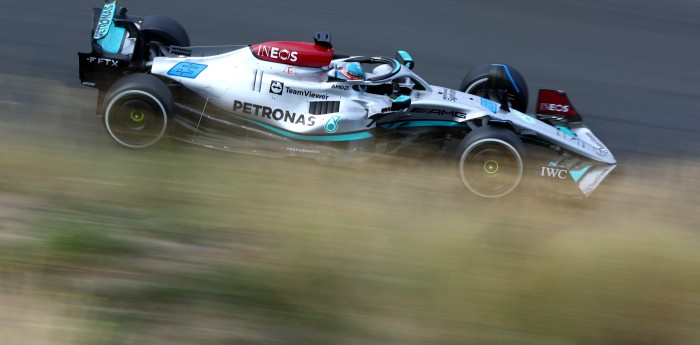 "1-2" de Mercedes y problemas para Verstappen en la primera práctica de F1 en Zandvoort