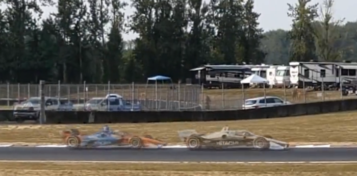 VIDEO: comparación con autos invisibles en IndyCar
