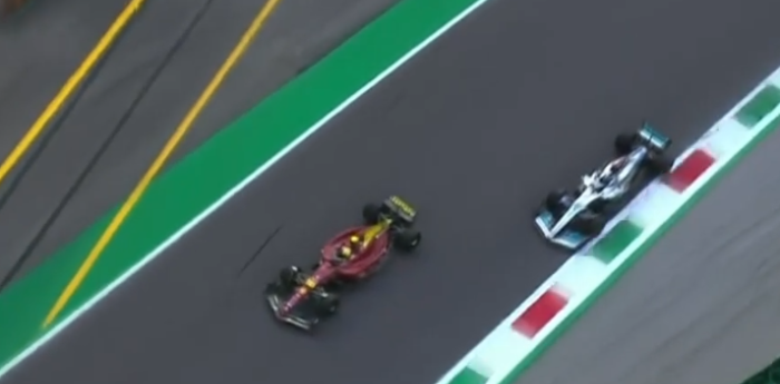 VIDEO: ¿qué pasó entre Russell y Sainz en la FP1 del GP de Italia?