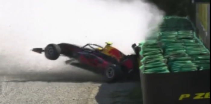 VIDEO: fuerte golpe en la Parabólica durante la clasificación de F3 en Monza
