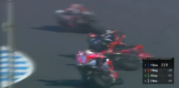 VIDEO: el increíble error de Pecco Bagnaia en el GP de Japón de MotoGP