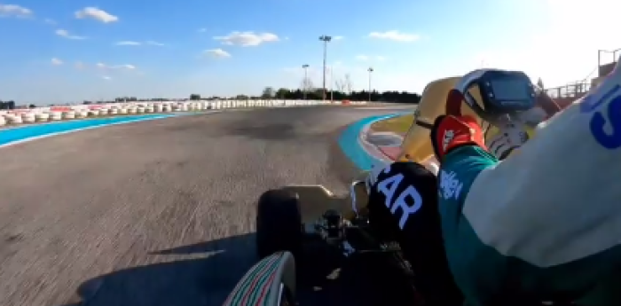 VIDEO: tremenda a bordo de Canapino en un karting