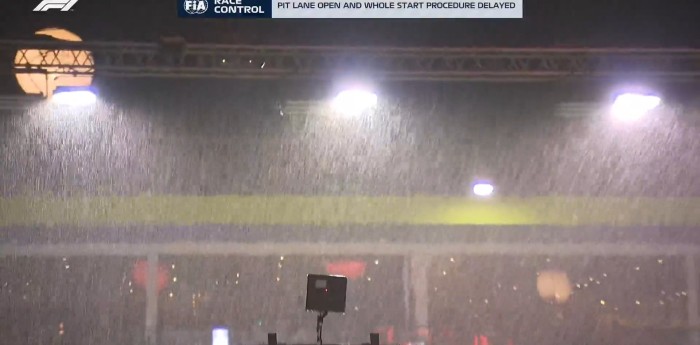 VIDEO: la intensa lluvia retrasa el inicio del GP de Singapur de F1