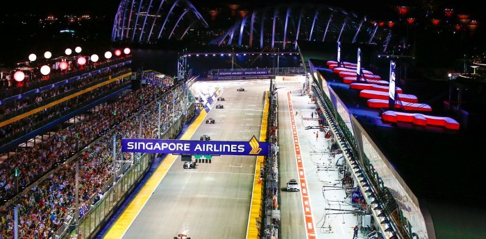F1: el peligroso momento que se vivió en el Gran Premio de Singapur de F1