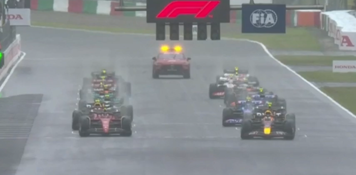 VIDEO: F1: la accidentada largada del GP de Japón