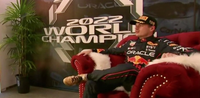 Verstappen, en una definición insulsa de la F1: "¿Es verdad que soy campeón?"