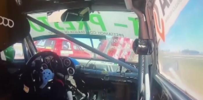 VIDEO: durísimo accidente en el Fiat Uno Pista