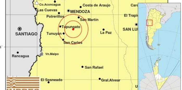 Mendoza, sacudida por un fuerte sismo