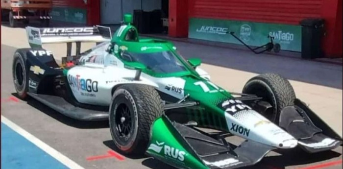 VIDEO: el IndyCar de Canapino llegó al autódromo de Termas de Rio Hondo