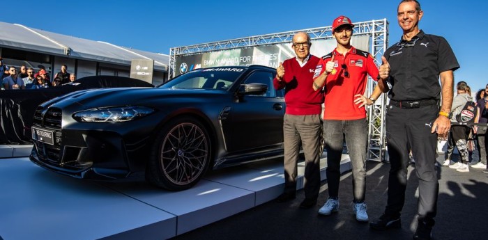 Pecco Bagnaia también ganó el BMW M3 Touring