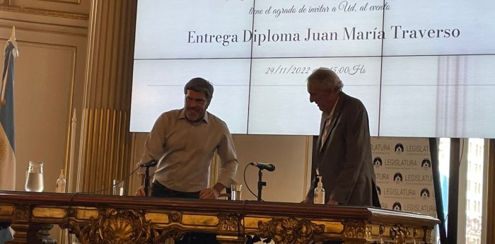 VIDEO: Juan María Traverso: "Este reconocimiento lo recibo en nombre de todo el automovilismo"