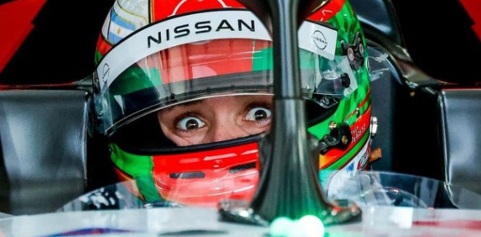 Sacha Fenestraz completó un simulacro de carrera con el nuevo Fórmula E