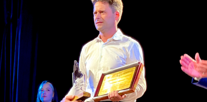Christian Ledesma fue distinguido en los Premios Lobo de Mar