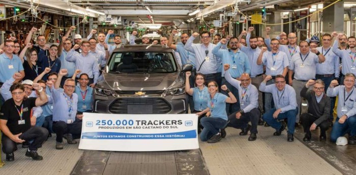 Chevrolet Tracker, un éxito que se celebra en Brasil