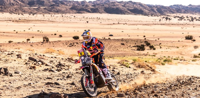Dakar 2023: Toby Price arrancó con el pie derecho y se quedó con el prólogo en motos