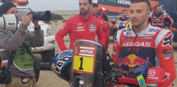 Primera gran baja en el Dakar: se accidentó Sam Sunderland