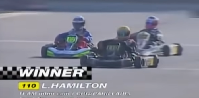 VIDEO: Lewis Hamilton vs. Pechito López y Nico Rosberg en karting