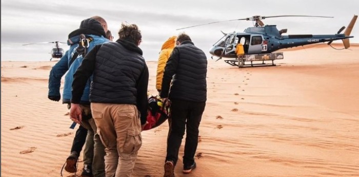 Espectacular caída de Barreda; mirá el accidente y su abandono en el Dakar