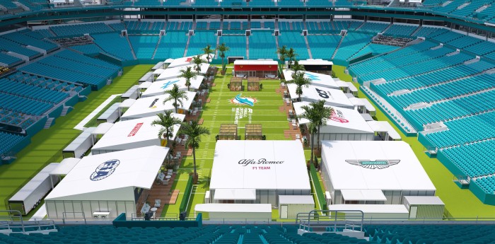 El Paddock del GP de Miami estará dentro de un estadio