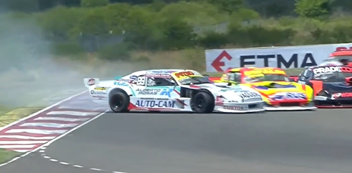 El fuerte golpe en la final del TC Mouras que ocasionó la salida del Pace Car