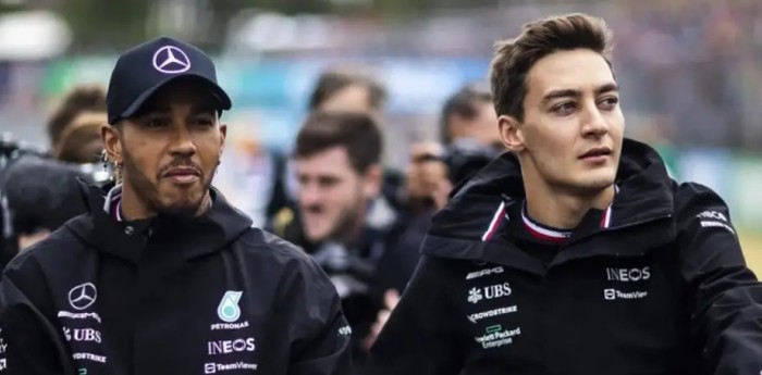 ¿Conflicto en puerta entre Hamilton y Russell en Mercedes?