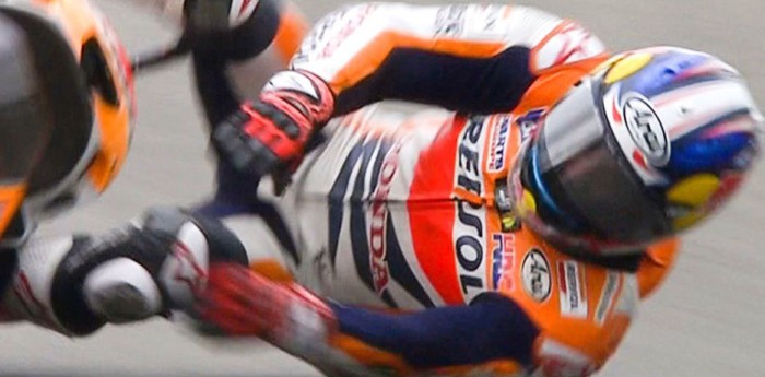 ¡Increíble! así funciona el airbag del MotoGP durante una caída