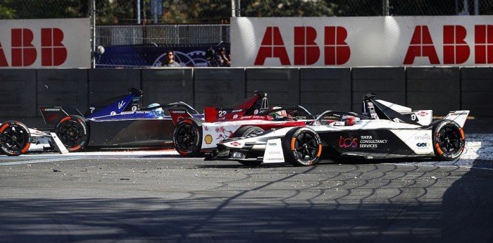 Video: el choque que perjudicó a Sacha Fenestraz en el E-Prix de Hyderabad