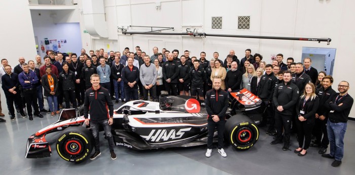 Haas reveló el nuevo VF23 que utilizará en la F1 2023
