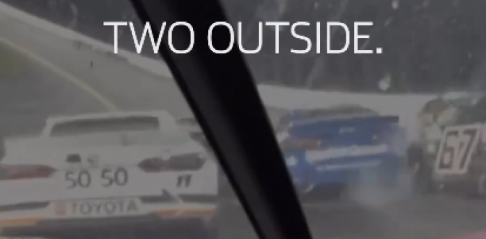 NASCAR: espectacular onboard con choque incluido en Daytona