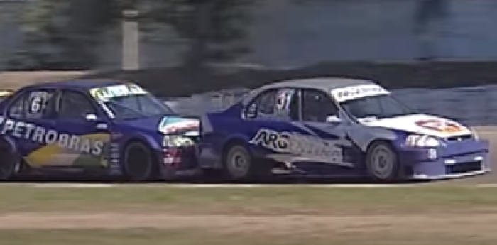 TC2000: el cruce entre Ortelli y Martínez en el inicio de la temporada 2002