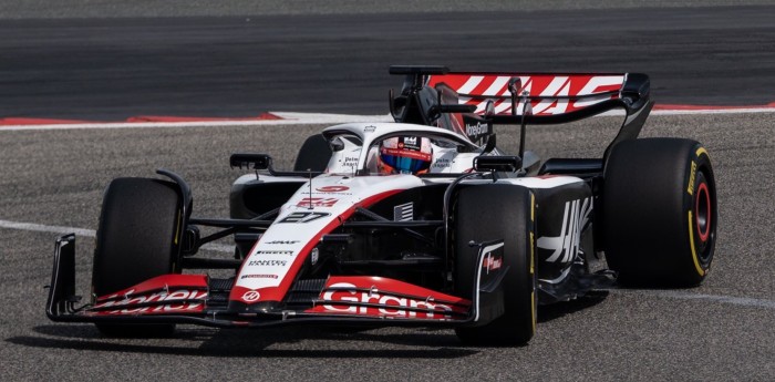 El Haas VF23 de F1 salió a la pista con diseño renovado