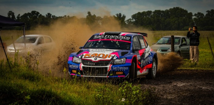 Gastón Pasten, al frente del Rally Pagos del Tuyú en Madariaga