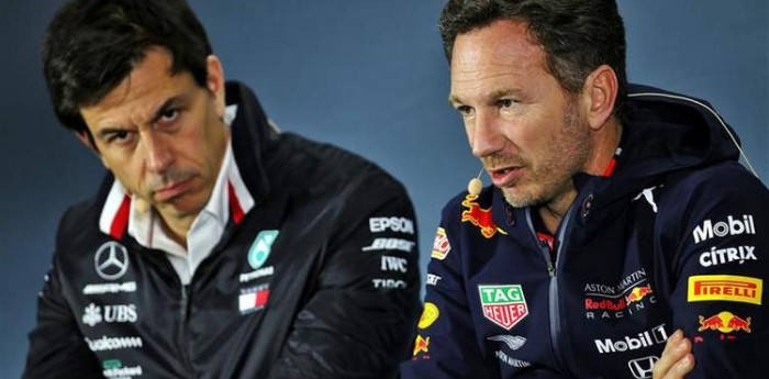 ¡Bronca en la F1! explosiva discusión entre Toto Wolff y Christian Horner