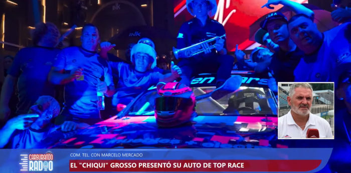 Top Race: detalles de la presentación del auto de "Chiqui" Grosso en Ink