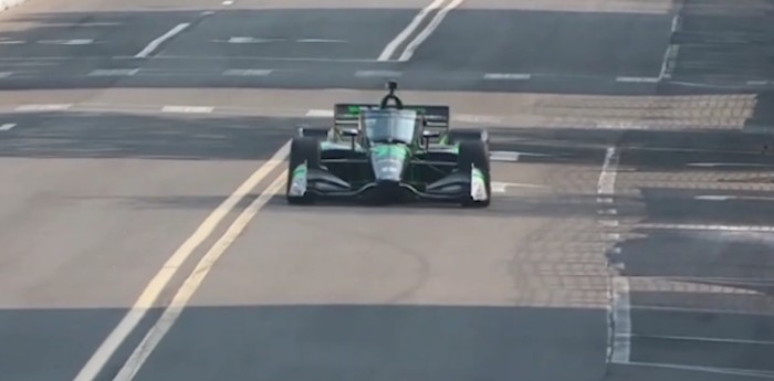 Agustín Canapino debutó en la IndyCar: así fue su primera salida a pista