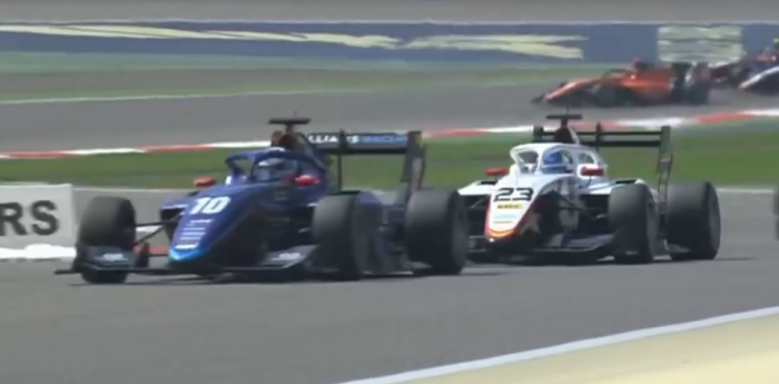 Colapinto: así perdió la punta de la Sprint Race de la FIA F3 en Bahrein